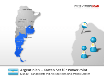 Argentinien _https://www.presentationload.de/landkarte-argentinien-powerpoint-vorlage.html