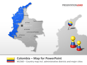 Colombia _https://www.presentationload.com/map-colombia-powerpoint-template.html