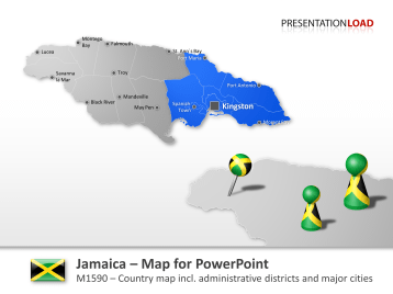 Jamaica _https://www.presentationload.com/map-jamaica-powerpoint-template.html