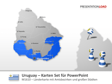Uruguay _https://www.presentationload.de/landkarte-uruguay-powerpoint-vorlage.html