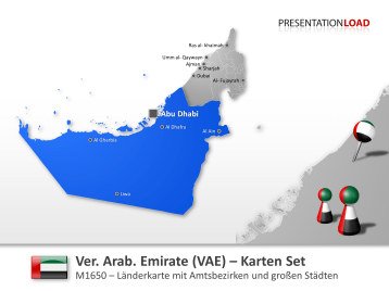 Vereinigte Arabische Emirate _https://www.presentationload.de/landkarte-vereinigte-arabische-emirate-powerpoint-vorlage.html