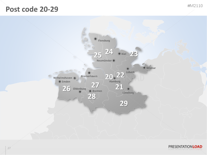 Germany - Post Code 2-digit