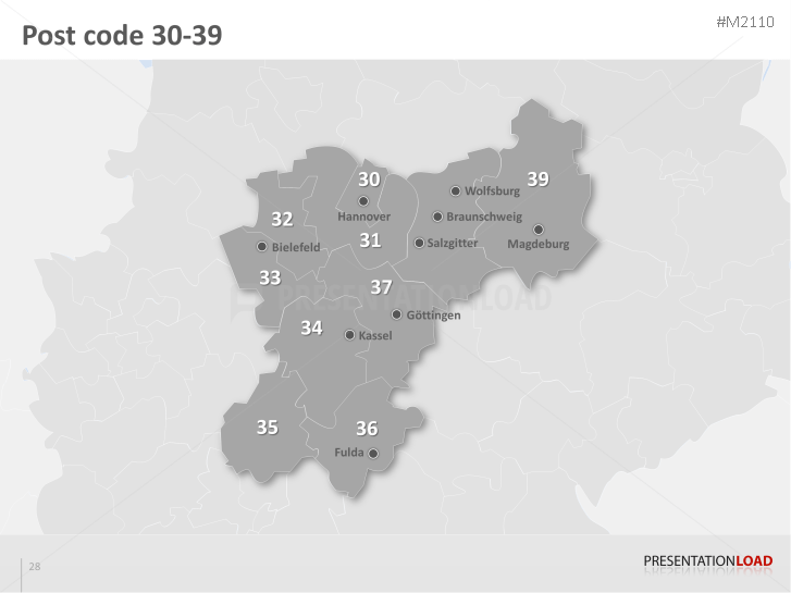 Germany - Post Code 2-digit