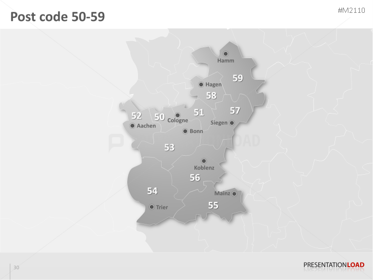 Germany - Post Code 2-digit
