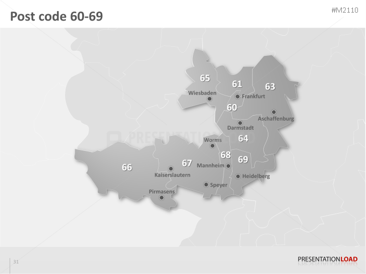 Germany - Post Code 2-digit