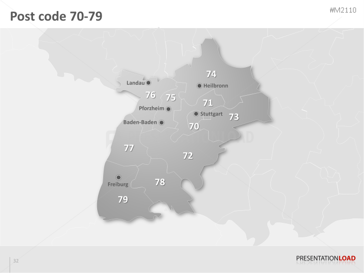 Germany - Post Code 2-digit