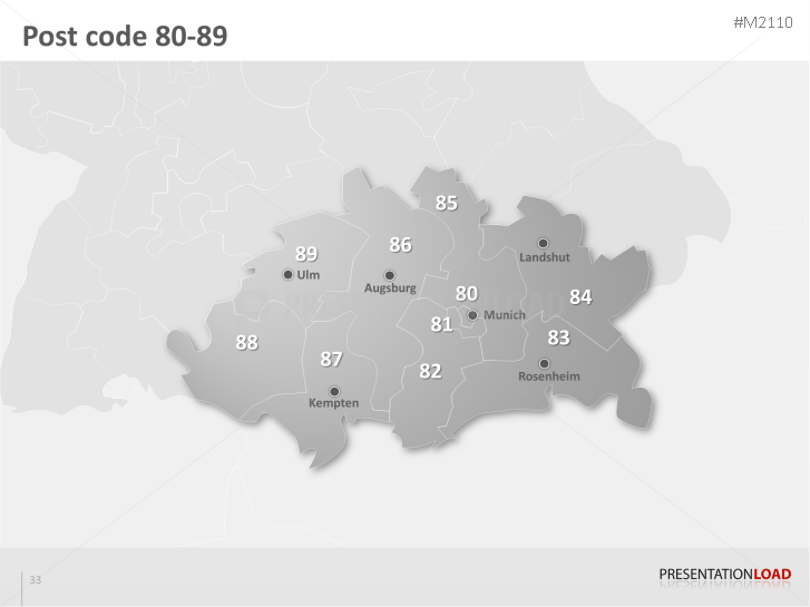 Germany - Post Code 2-digit