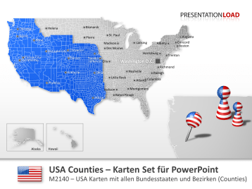 USA - Counties _https://www.presentationload.de/landkarte-usa-counties-powerpoint-vorlage.html
