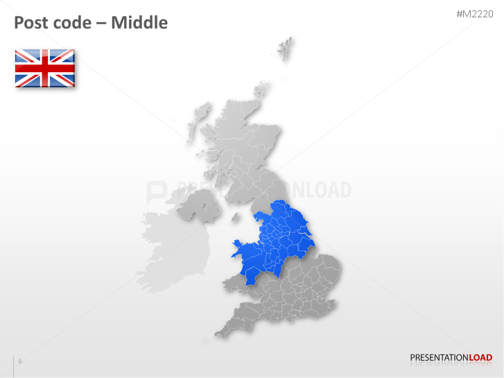 Great Britain (UK) - Post Code 2-digit