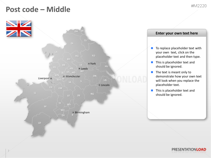Great Britain (UK) - Post Code 2-digit