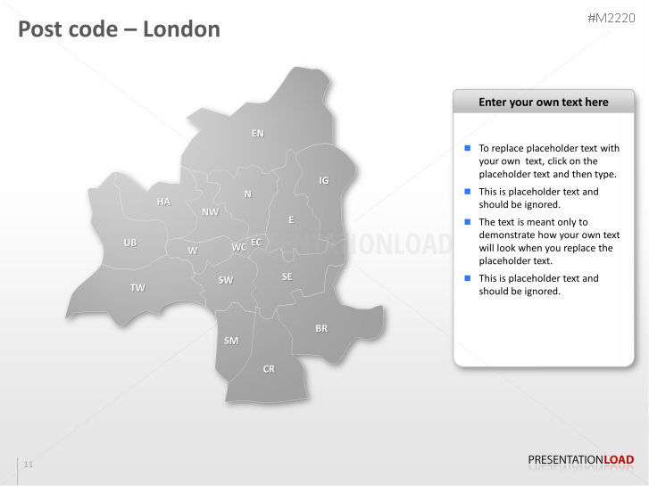 Great Britain (UK) - Post Code 2-digit