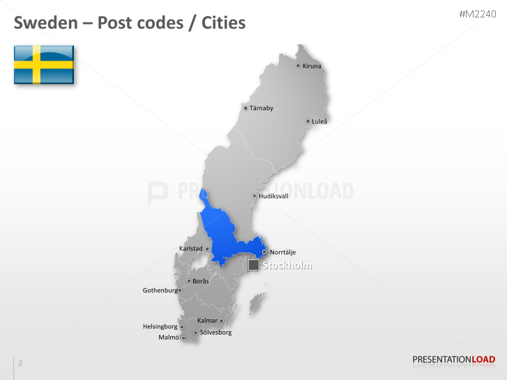 Sweden - Post Codes 2-digit