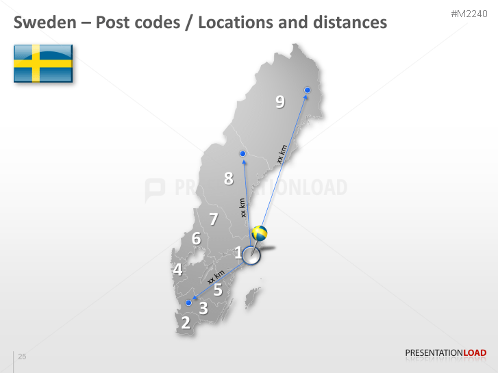 Sweden - Post Codes 2-digit