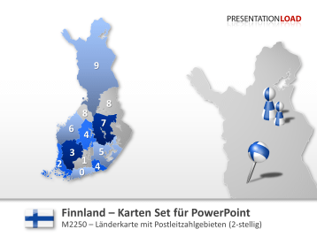 Finnland - PLZ (2-stellig) _https://www.presentationload.de/landkarte-finnland-plz-powerpoint-vorlage.html