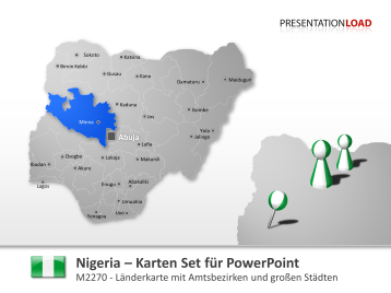 Nigeria _https://www.presentationload.de/landkarte-nigeria-powerpoint-vorlage.html