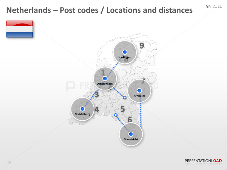 Netherlands - Post Code (2Digits)