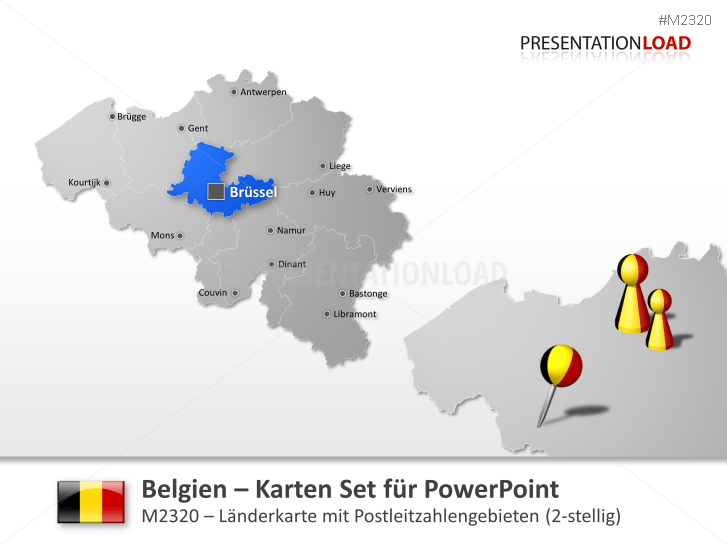Belgien - PLZ (2-stellig)