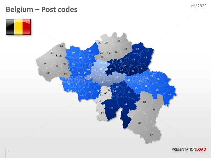 Belgium - Post Code (2Digits)
