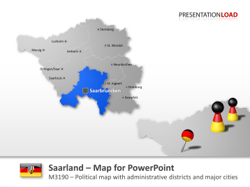 Saarland _https://www.presentationload.com/map-saarland-powerpoint-template.html