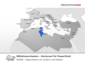 Mittelmeer- Staaten _https://www.presentationload.de/landkarte-mittelmeer-staaten-powerpoint-vorlage.html