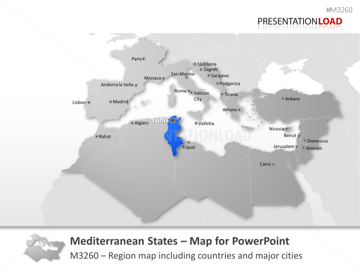 Países del Mediterráneo