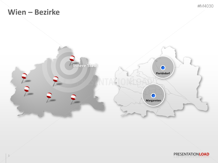 PowerPoint Stadtplan Wien | PresentationLoad