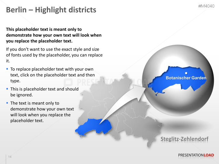 PowerPoint City Map Berlin (Germany) | PresentationLoad