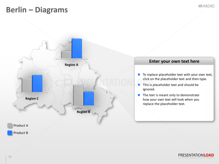 PowerPoint City Map Berlin (Germany) | PresentationLoad