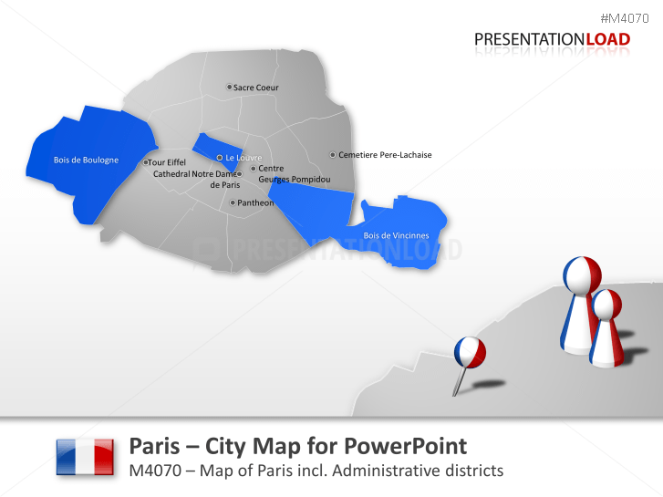Powerpoint City Map Paris Presentationload