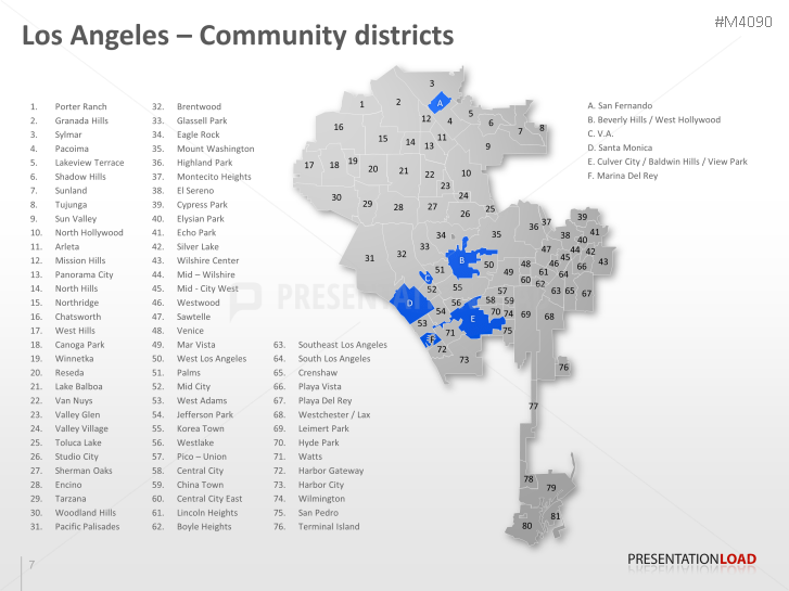 Los Angeles - City Map