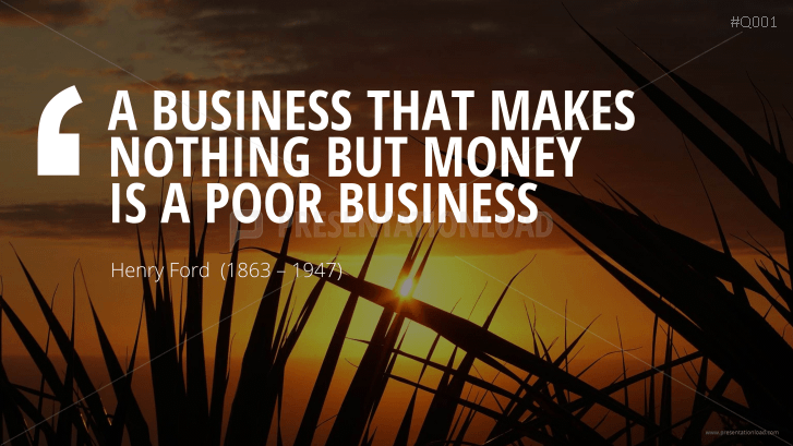 Free PowerPoint Quotes - Business