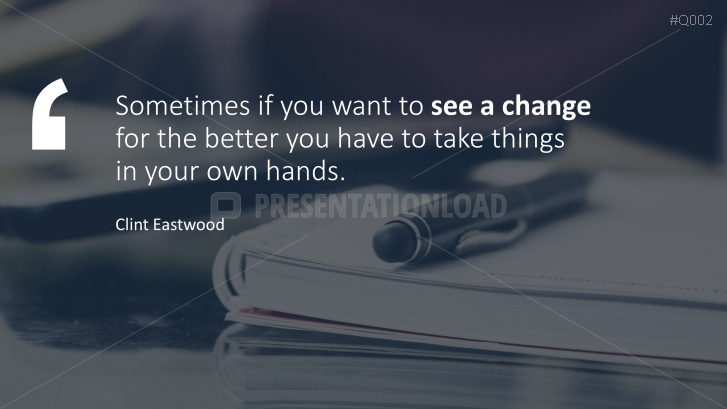 Free PowerPoint Quotes - Change