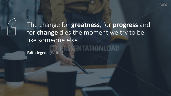 Free PowerPoint Quotes - Change