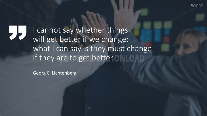 Free PowerPoint Quotes - Change