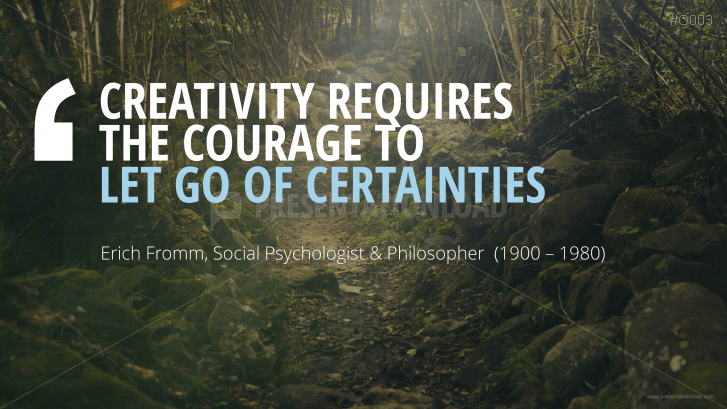 Free PowerPoint Quotes - Creativity
