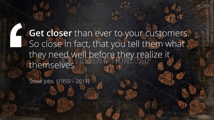 Free PowerPoint Quotes - Customer Service