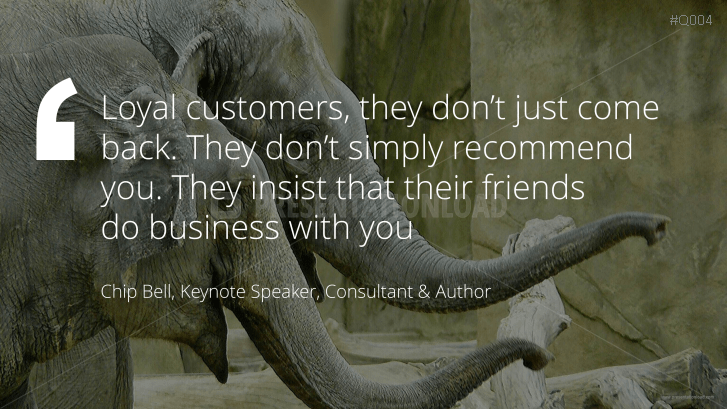 Free PowerPoint Quotes - Customer Service