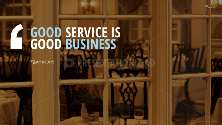 Free PowerPoint Quotes - Customer Service