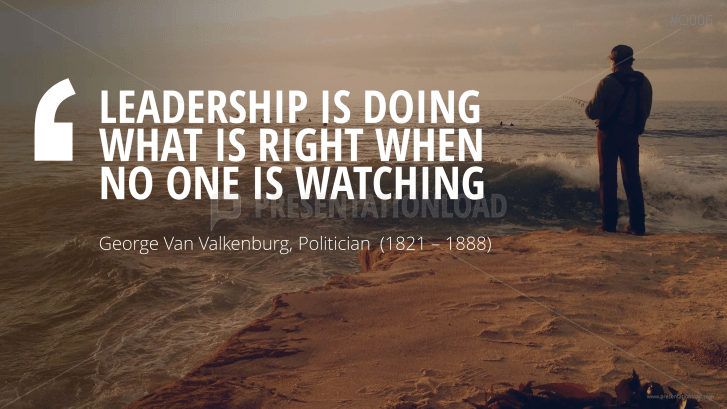 Free PowerPoint Quotes - Leadership