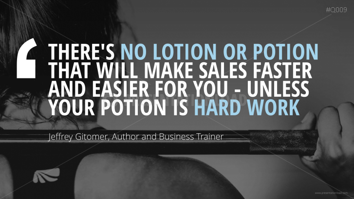 Free PowerPoint Quotes - Sales