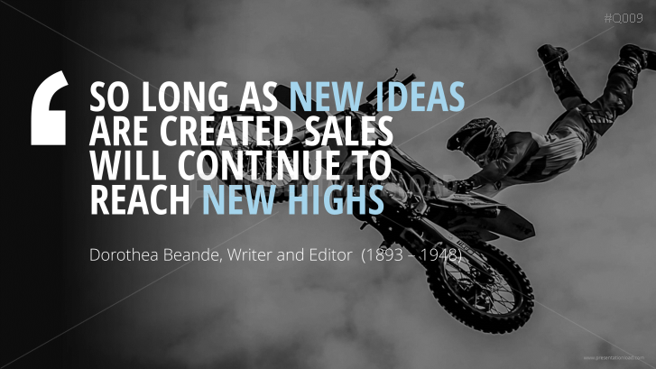 Free PowerPoint Quotes - Sales