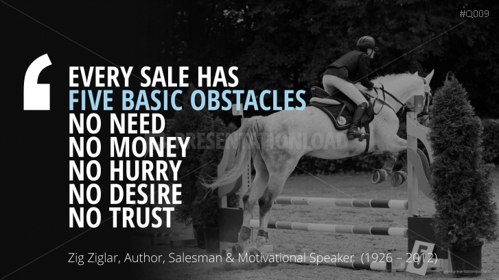 Free PowerPoint Quotes - Sales
