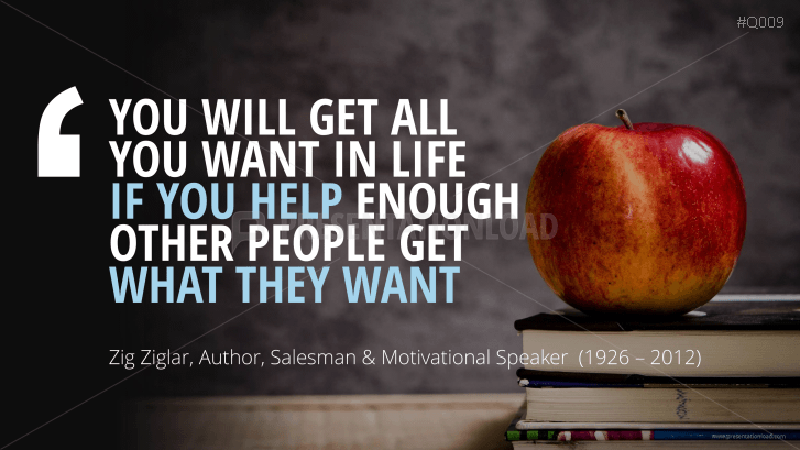 Free PowerPoint Quotes - Sales