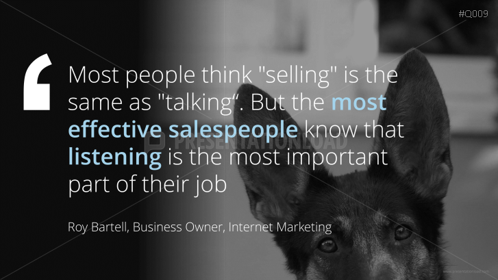 Free PowerPoint Quotes - Sales