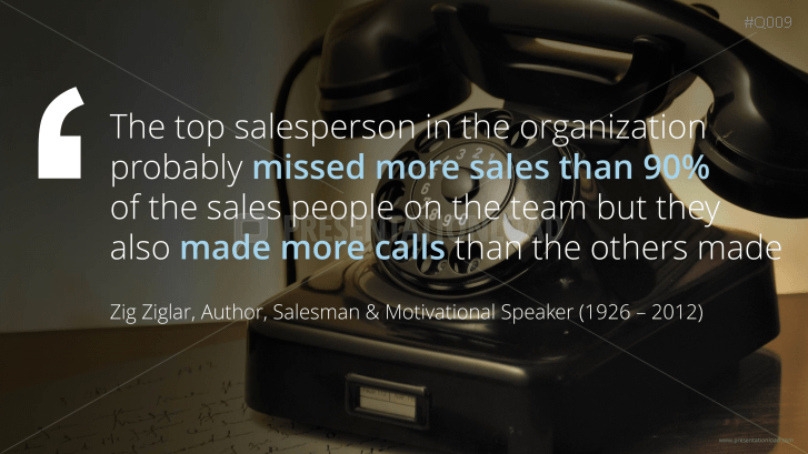 Free PowerPoint Quotes - Sales