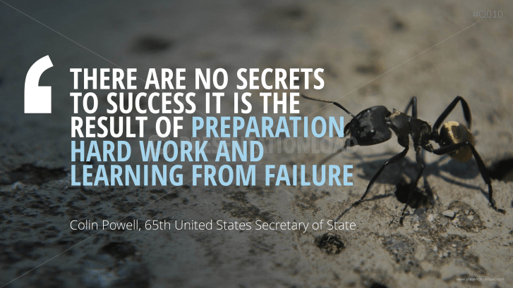 Free PowerPoint Quotes - Success