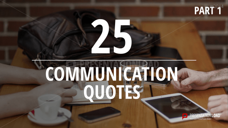 Free PowerPoint Quotes - Communication