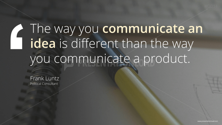 Free PowerPoint Quotes - Communication