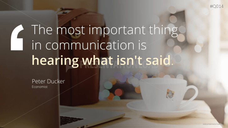 Free PowerPoint Quotes - Communication