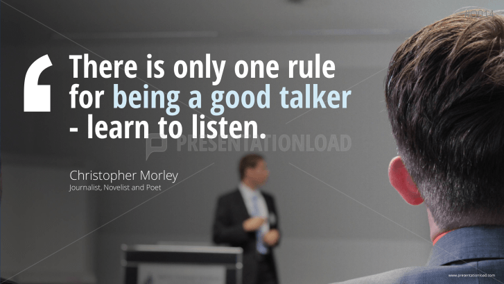 Free PowerPoint Quotes - Communication